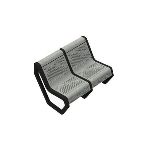 View BR Series 2 Seater Bench W. Back-Rest 
