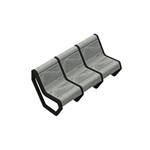 View BR Series 3 Seater Bench