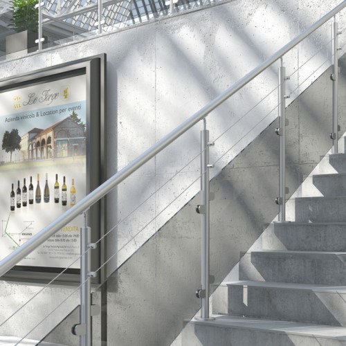 CAD Drawings IAM Design Glass Cable Railing System and Glass Bar Railing System