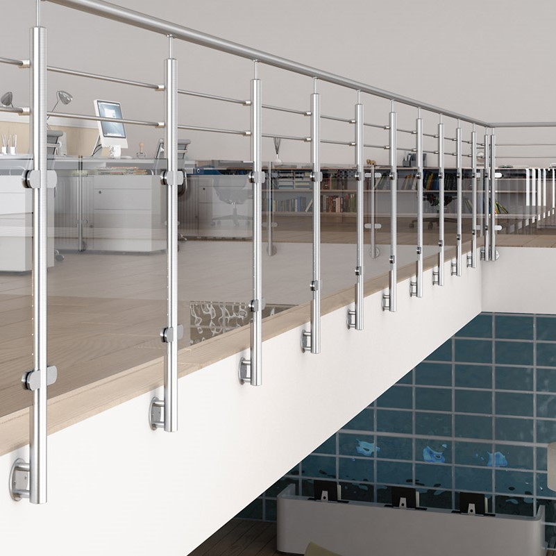 CAD Drawings IAM Design Glass Cable Railing System and Glass Bar Railing System