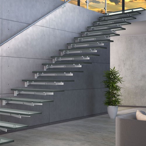 View GlassTree Wall Stairway System