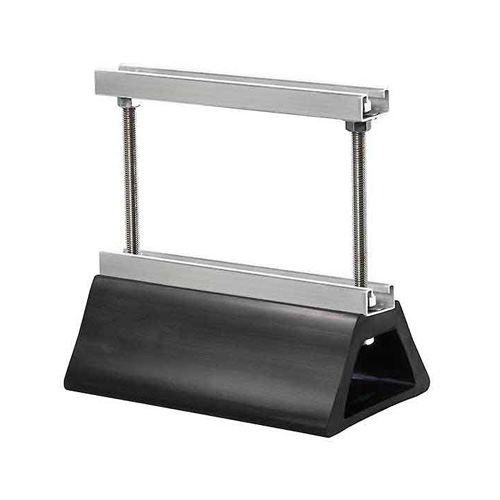 CAD Drawings OMG Roof Products Pipeguard: Height Adjustable Strut ( PGSTRUT10X10HA-BK)