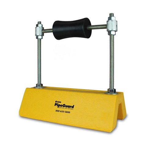 View Pipeguard: Safety Yellow Height Adjustable Roller (PGSTPE10X10HAR-YW)