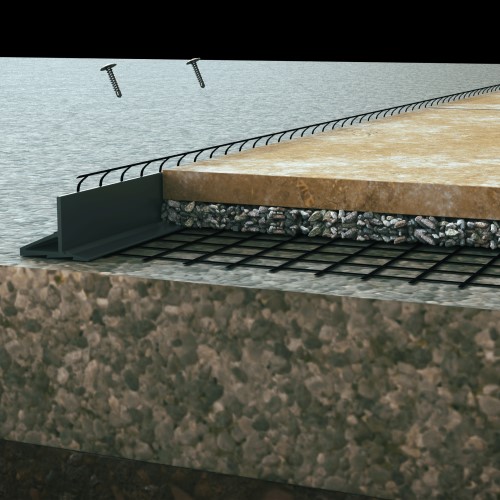 CAD Drawings FORTRESS Engineering - Design StrypRAIL Standard Edge Restraint Anchoring System