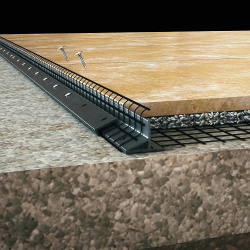 CAD Drawings FORTRESS Engineering - Design StrypRAIL Standard Edge Restraint Anchoring System
