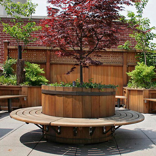 CAD Drawings Sitecraft Circular Planter Bench (CPB)