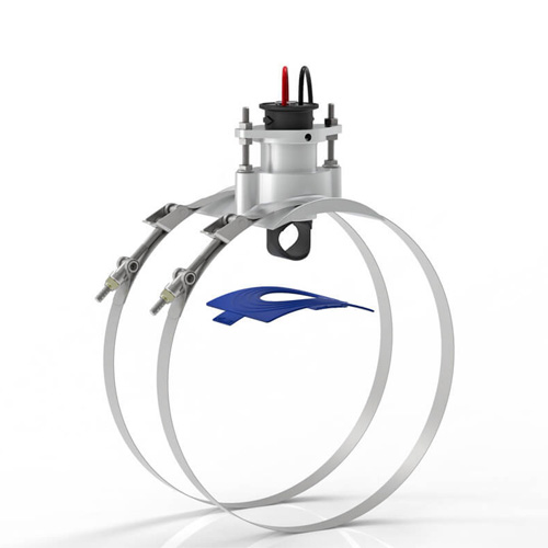 CAD Drawings FLOMEC QS200 Insertion Ultrasonic Flowmeter SADDLE