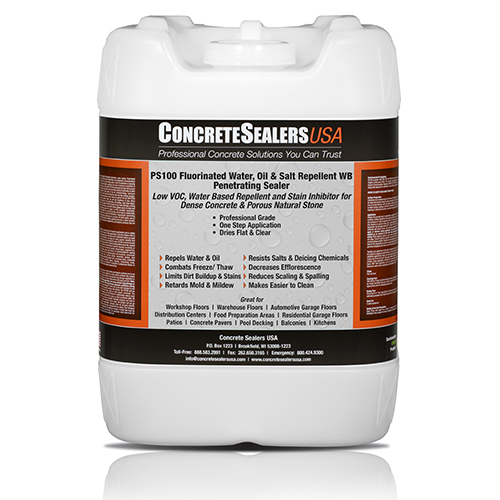 CAD Drawings Concrete Sealers USA PS100 Fluorinated Water, Oil & Salt Repellent WB Penetrating Sealer (5 gal.) - Concrete Sealers USA