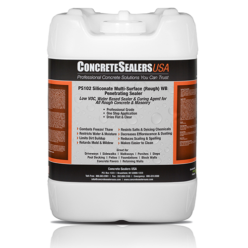 CAD Drawings Concrete Sealers USA PS102 Siliconate Water Repellent WB Penetrating Sealer (5 gal.) - Concrete Sealers USA