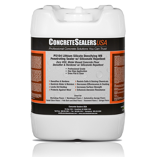 CAD Drawings Concrete Sealers USA PS104 Lithium Silicate w/ Siliconate Densifier WB Penetrating Sealer (5 gal.) - Concrete Sealers USA