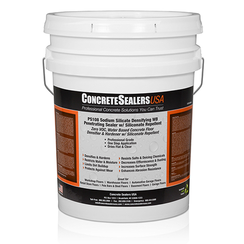 CAD Drawings Concrete Sealers USA PS108 Sodium Silicate w/ Siliconate Densifier WB Penetrating Sealer (5 gal.) - Concrete Sealers USA