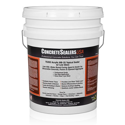 CAD Drawings Concrete Sealers USA TS202 Acrylic Topical Sealer WB-25 w/ Low Gloss (5 gal.) - Concrete Sealers USA