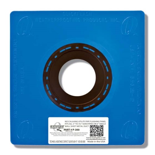 CAD Drawings Quickflash Weatherproofing Products, Inc. P-300 PLUMBING, GAS & HVAC FLASHING PANEL