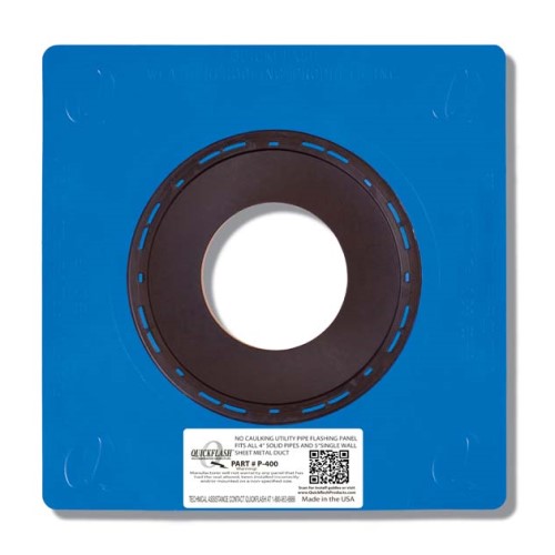 CAD Drawings Quickflash Weatherproofing Products, Inc. P-400 PLUMBING, GAS & HVAC FLASHING PANEL