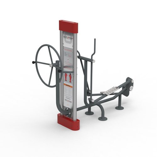 CAD Drawings Outletics Crosstrainer and Shoulder Wheel Combination