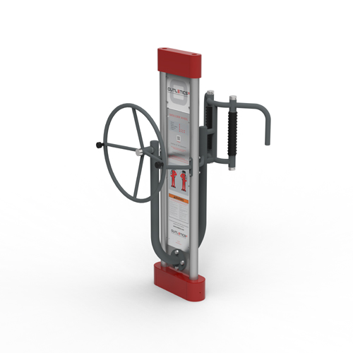 CAD Drawings Outletics Shoulder Wheel and Back Massager Combination