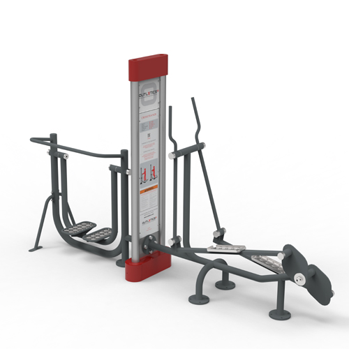 CAD Drawings Outletics Crosstrainer and Airwalker (Kids) Combination