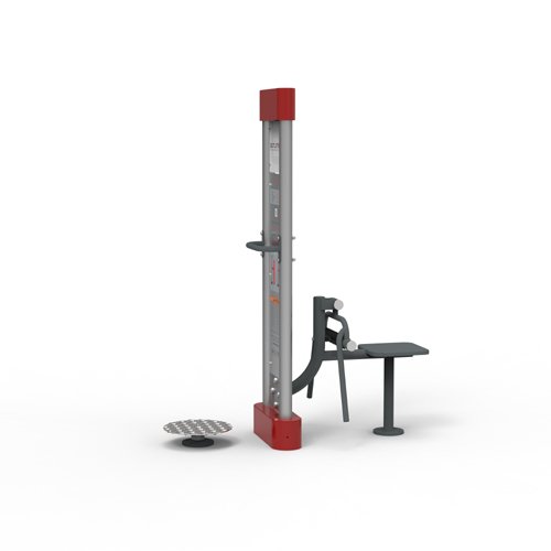CAD Drawings Outletics Lumbar Massager and Twister Combination