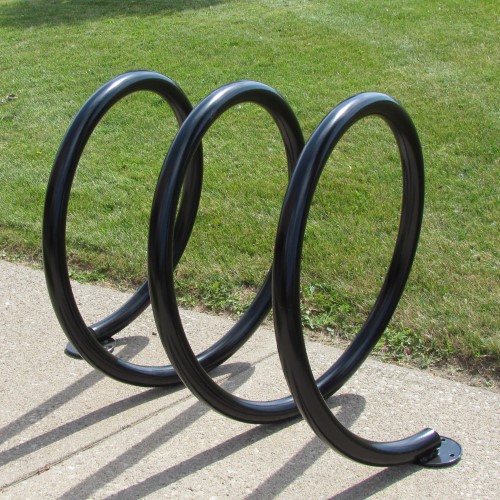 CAD Drawings Classic Displays Coil 6 Bike Rack