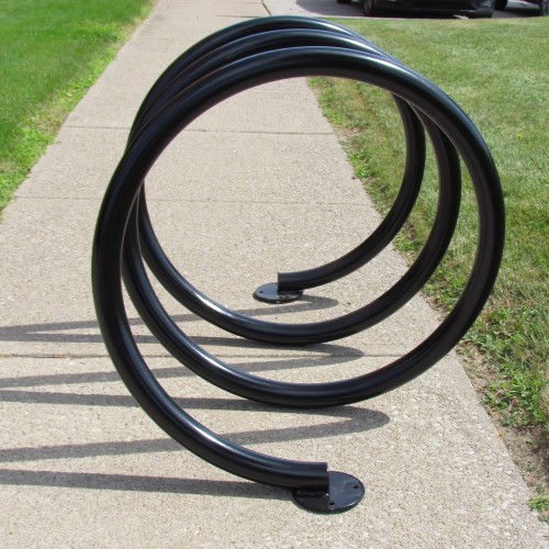 CAD Drawings Classic Displays Coil 6 Bike Rack