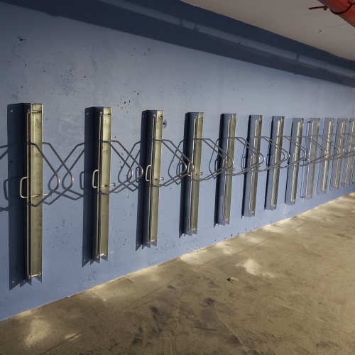 CAD Drawings Classic Displays Wall Mount Vertical Bike Rack