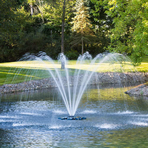 CAD Drawings Airmax PondSeries® Fountain: 1 HP
