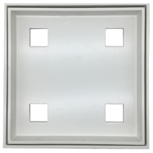 CAD Drawings A&B Aluminum and Brass Foundry Skimmer Lid for Seamless Decking (Stone, Tile, Timber)