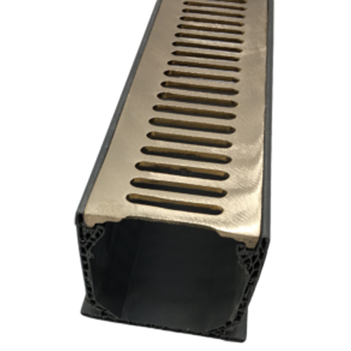 CAD Drawings A&B Aluminum and Brass Foundry Channel Drain – Prefab Sides Shown PL1019