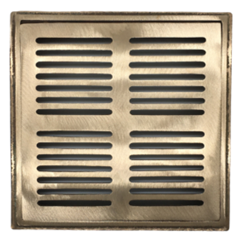 CAD Drawings A&B Aluminum and Brass Foundry 10" Square Deck Drain Set – PL1004 