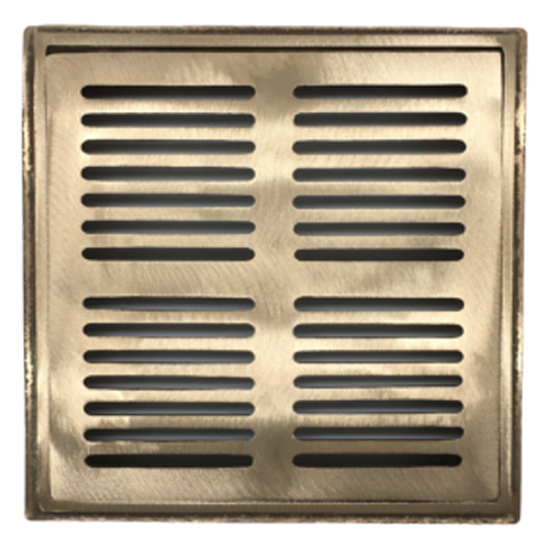 CAD Drawings A&B Aluminum and Brass Foundry 10" Square Deck Drain Set – PL1004