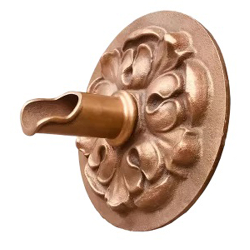 CAD Drawings A&B Aluminum and Brass Foundry 10" Round Ramita Floral for 1-7/8" Spout