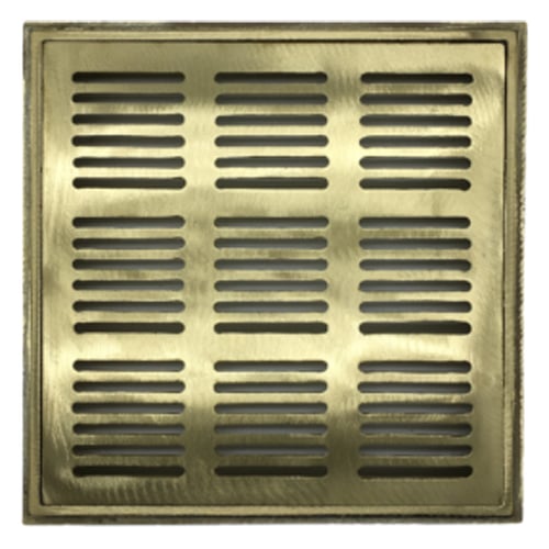 CAD Drawings A&B Aluminum and Brass Foundry 12" Square Deck Drain Set – PL1006