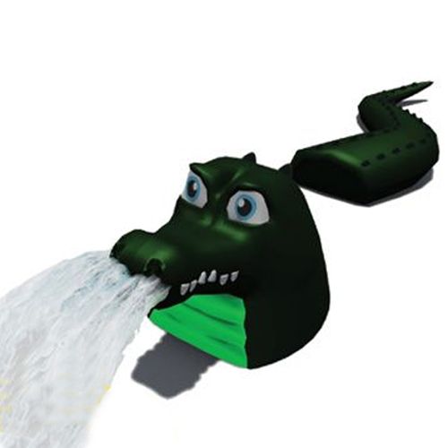 CAD Drawings BIM Models AquaWorx Interactive Water Features: Aqua Alligator