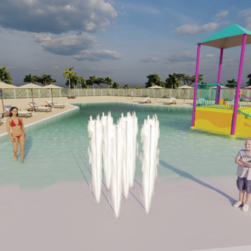 CAD Drawings BIM Models AquaWorx Ground Sprays: Aqua Squad Volcano