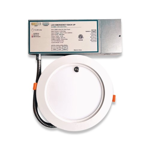 CAD Drawings E2 Lighting Gen 2 – Ultra Slim Downlight – 3X CCT – Emergency Battery Back Up (EBBU)
