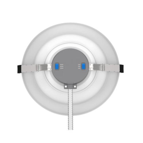 CAD Drawings E2 Lighting 3-CCT and 3 Wattage Tunable Commercial Downlight with Emergency Battery Backup