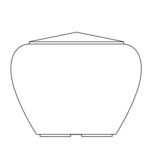 CAD Drawings Longshadow® Planters & Garden Ornaments, Classic Garden Ornaments, Ltd.® Bermuda Bollard