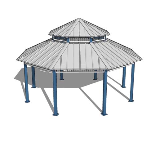 CAD Drawings BIM Models ICON Shelter Systems Inc. Octagon Shelters