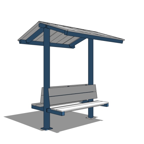 CAD Drawings BIM Models ICON Shelter Systems Inc. Square Gabled Micro-Shelters