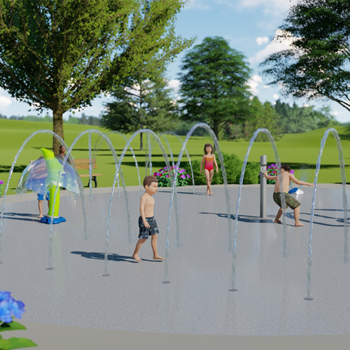 CAD Drawings Aquatix by Landscape Structures AquaSmart™ Package H