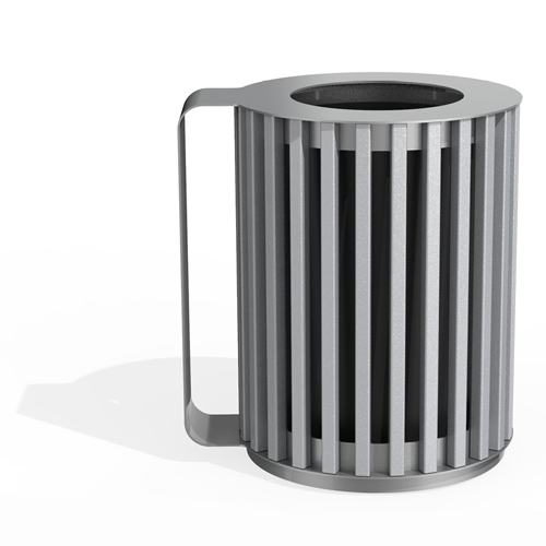 CAD Drawings BIM Models Maglin Site Furniture Inc. MUG Waste/Recycle (MTR 2900-00008)