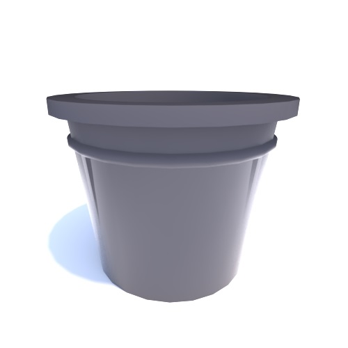 CAD Drawings BIM Models Riverside Plastics, Inc. Cylinder Planter