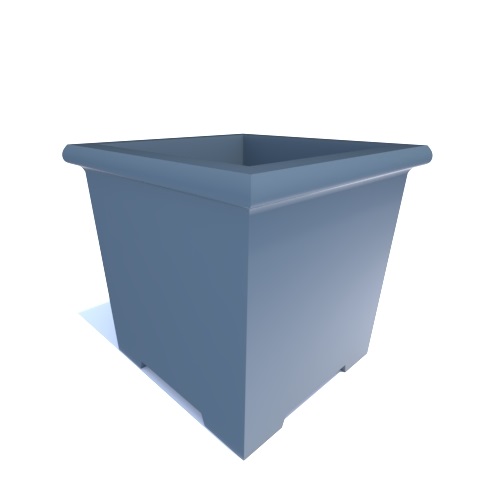 CAD Drawings BIM Models Riverside Plastics, Inc. Footed Square Planter