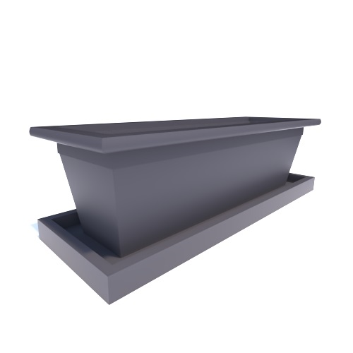 CAD Drawings BIM Models Riverside Plastics, Inc. Rectangle Planter