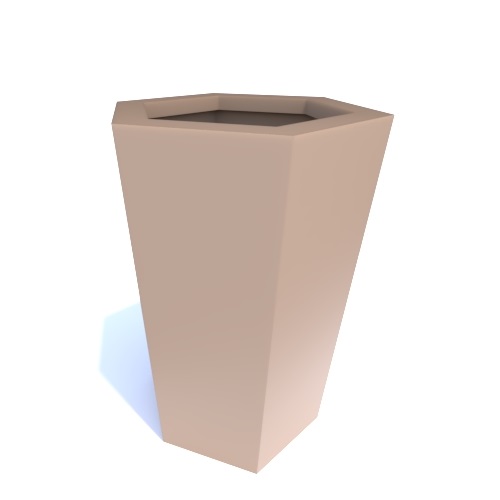 CAD Drawings BIM Models Riverside Plastics, Inc. Hex Planter