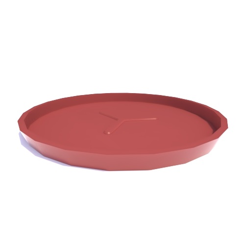 CAD Drawings BIM Models Riverside Plastics, Inc. Round Saucer