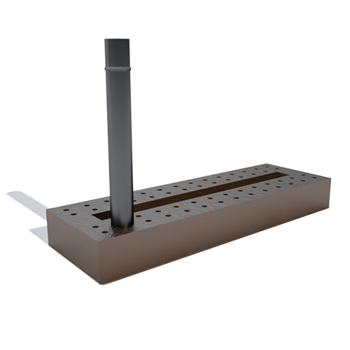 CAD Drawings BIM Models Riverside Plastics, Inc. Rectangle Sub Irrigation Systems
