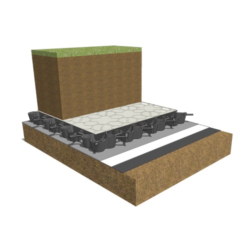 CAD Drawings BIM Models Airfield Systems, LLC Sports Fields - Natural Turf Drainage
