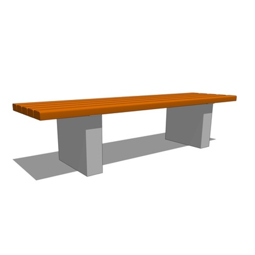 Benches: Basic Bench – 71 Inches, Backless