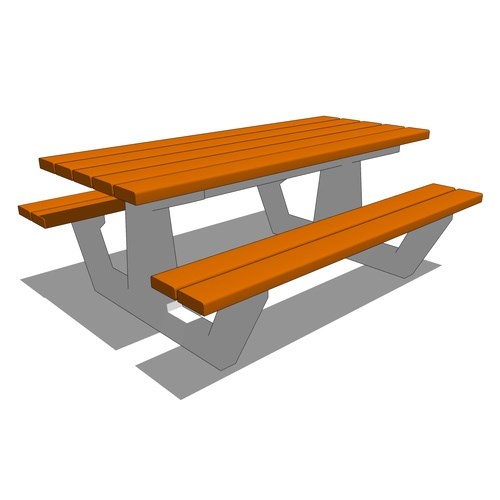 Tables: Picnic Table, 72 Inches